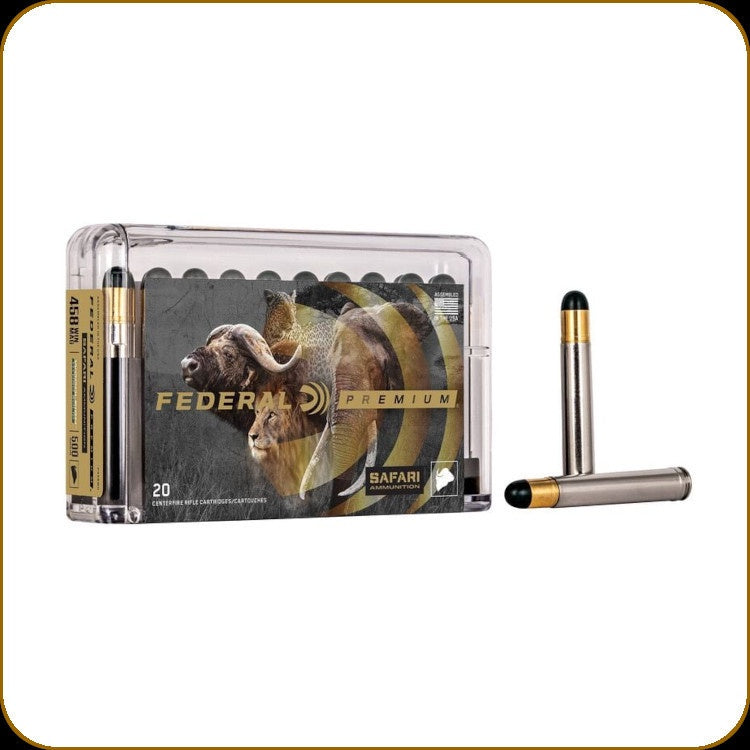 AMMO FEDERAL 458 WIN MAG 500GR WOODLEIGH HYDRO SOLIDS /20