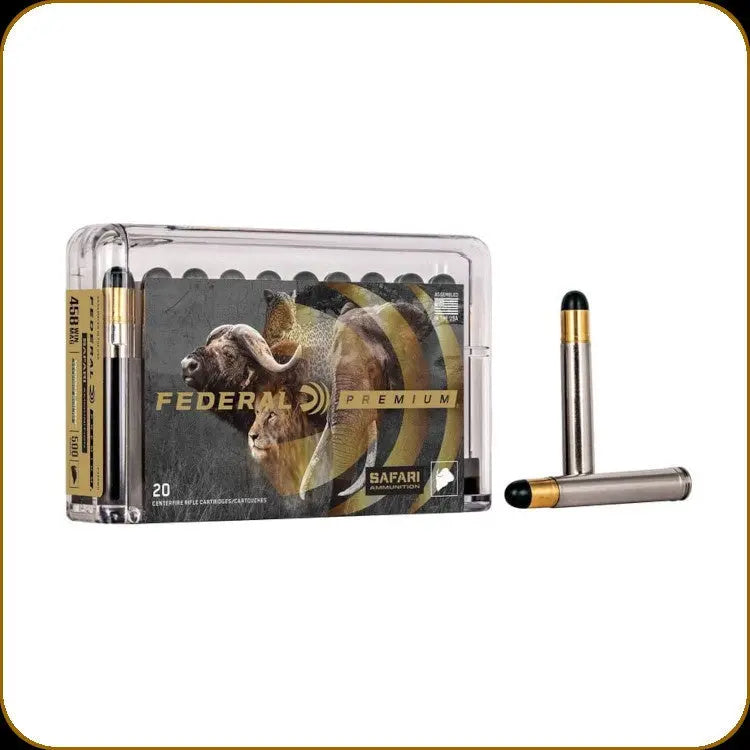 AMMO FEDERAL 458 WIN MAG 500GR WOODLEIGH HYDRO SOLIDS /20 Federal