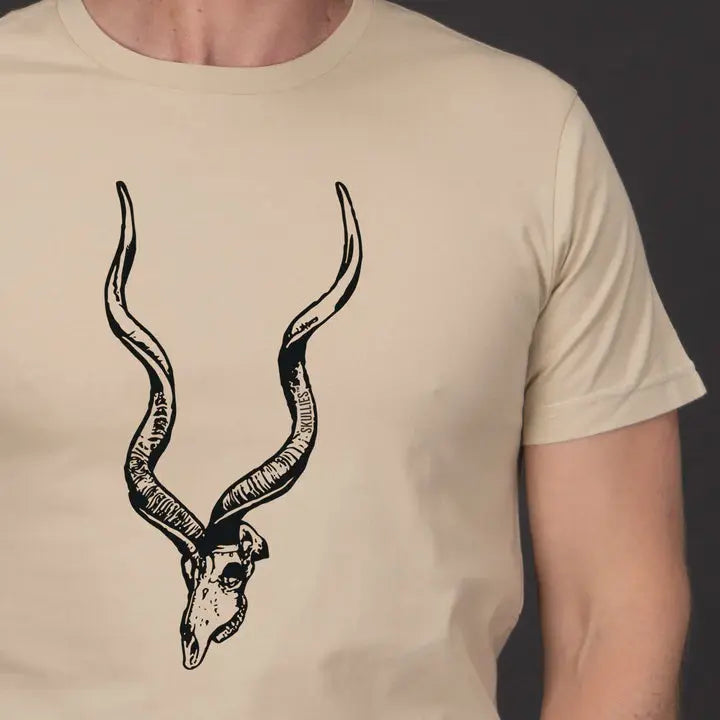 Skullies Kudu T-Shirt - Stone Skullies