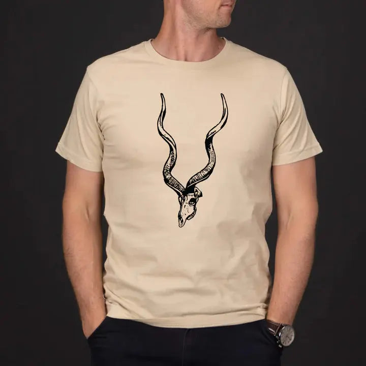 Skullies Kudu T-Shirt - Stone Skullies