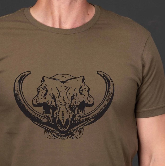 Skullies Warthog T-Shirt - Olive Skullies