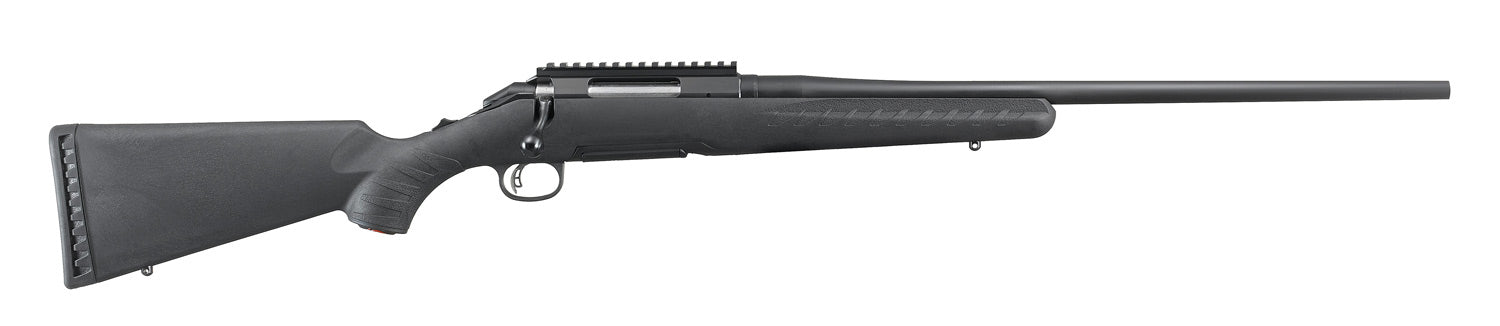 RUGER AMERICAN STANDARD 243WIN SYNTHETIC BLACK 4RD/MG 22" Ruger