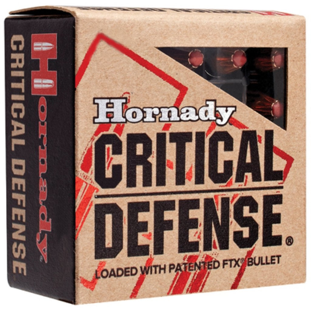 Hornady 40 S&W 165 gr FTX Critical Defense Hornady