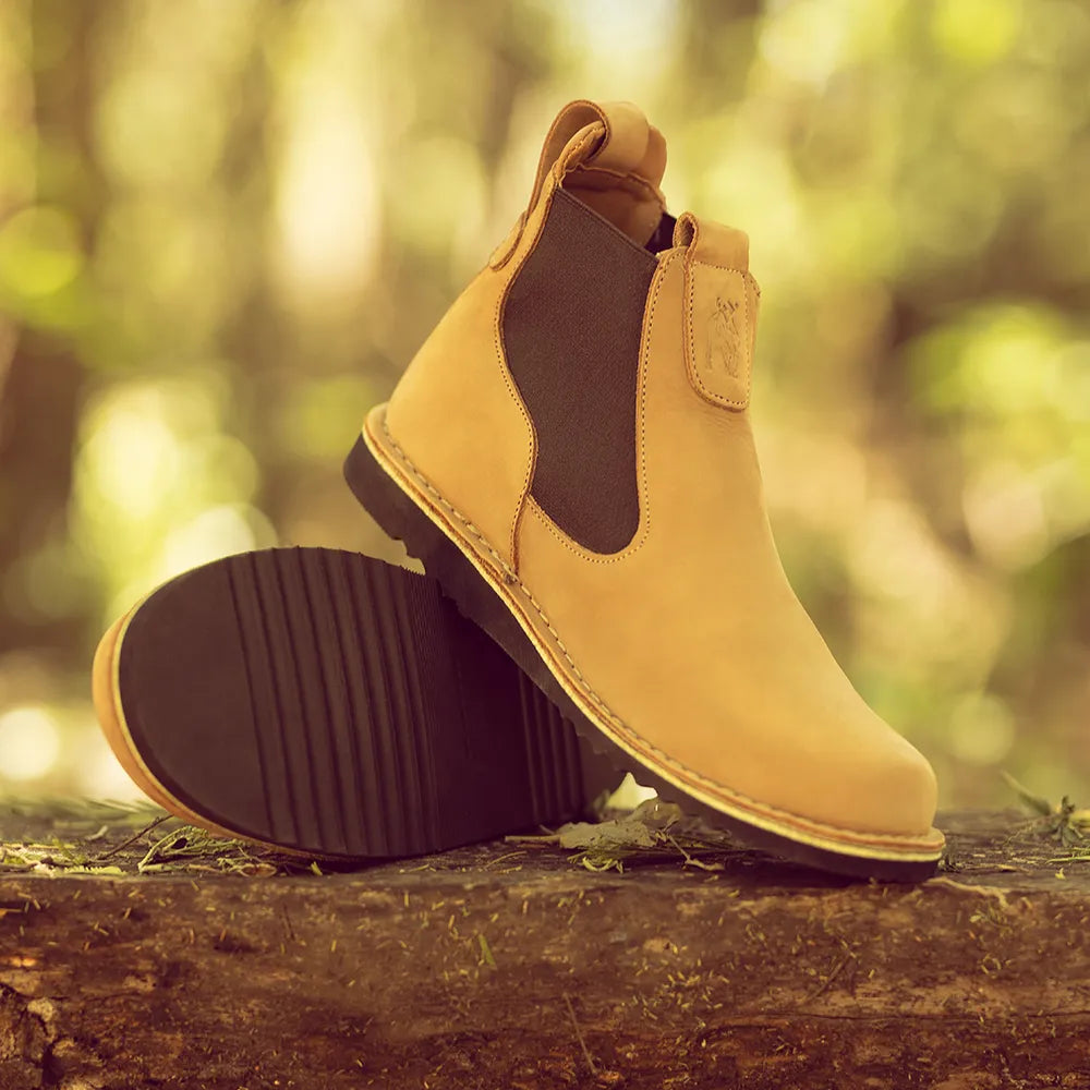 Boerboel Wear - Men’s Chelsea Boot Light Brown Boerboel Wear