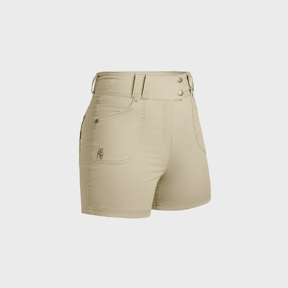 Boerboel Wear - Ladies Kalahari Shorts Stone Boerboel Wear