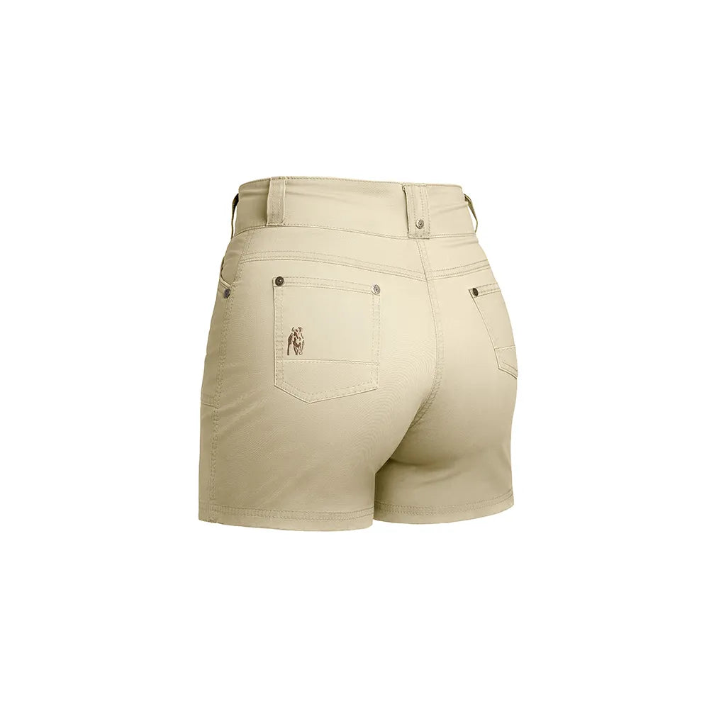 Boerboel Wear - Ladies Kalahari Shorts Stone Boerboel Wear
