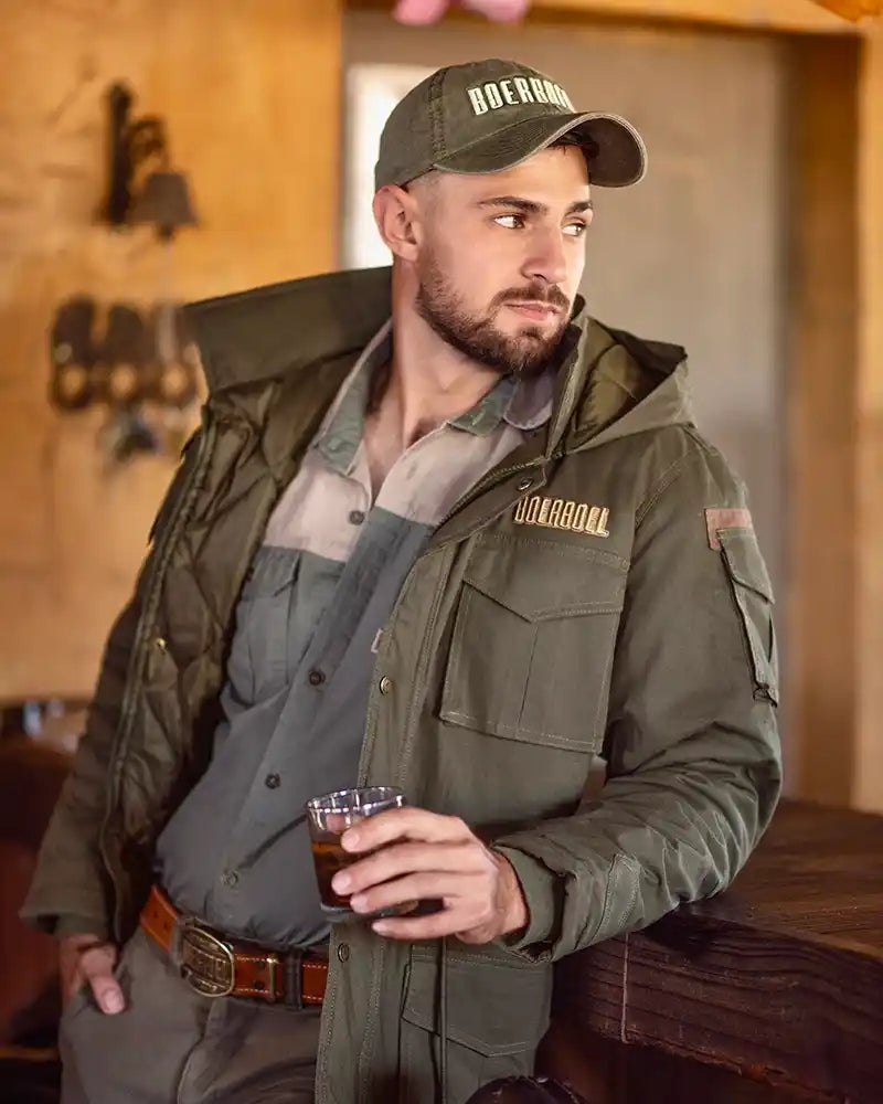 Boerboel Wear - Men's Karoo Parka Jacket - Olive Boerboel Wear
