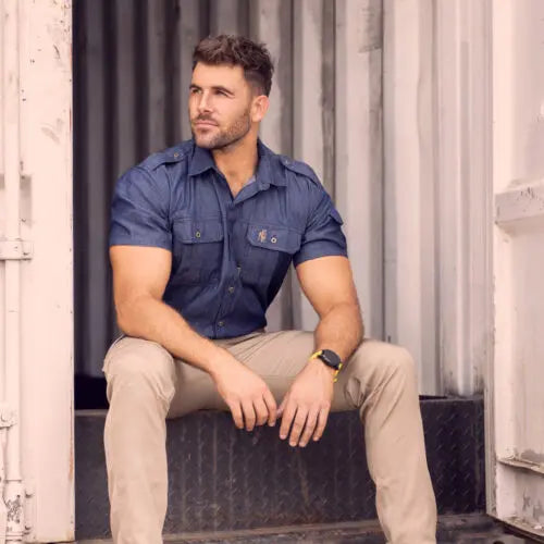 Boerboel Wear - Men’s Adjustable Kalahari Cargo Pants Putty Boerboel Wear