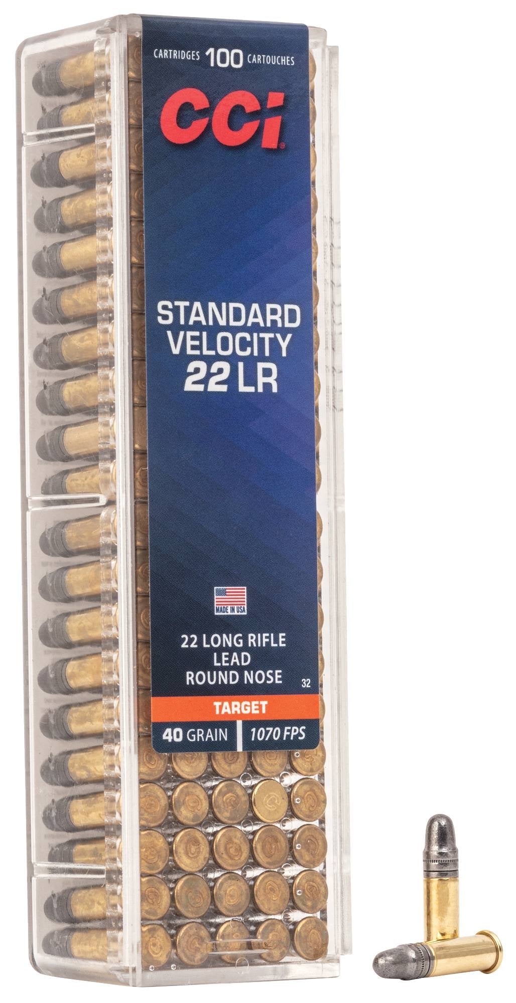 CCI Standard Velocity .22 LR 40 GR (100) CCI