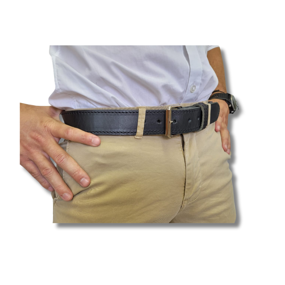 EL PASO LEATHER EDC COMBAT BELT - BLACK