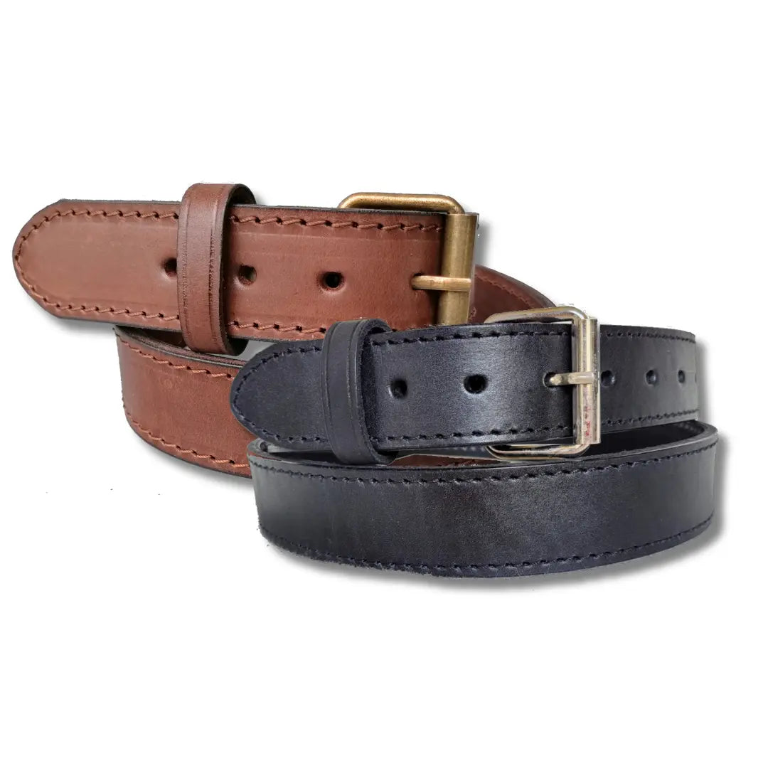 EL PASO LEATHER EDC COMBAT BELT - BROWN El Paso