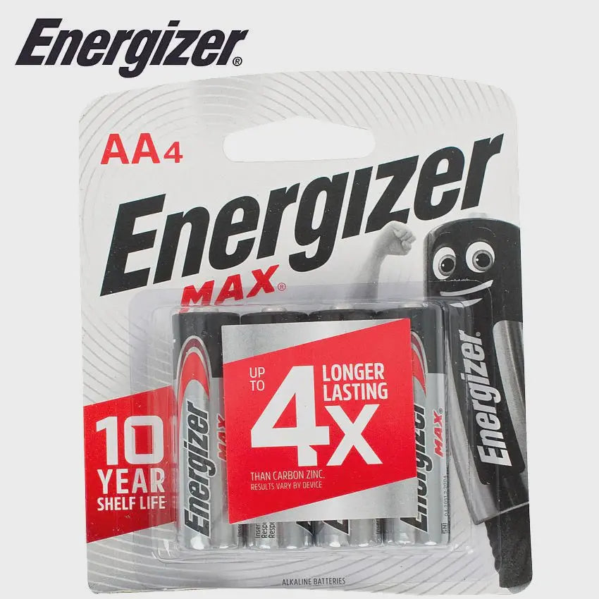 Energizer MAX AA Alkaline Battery 4-Pack Energizer