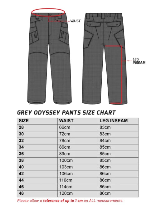 Boerboel Wear - Men’s Odyssey Cargo Pants Grey