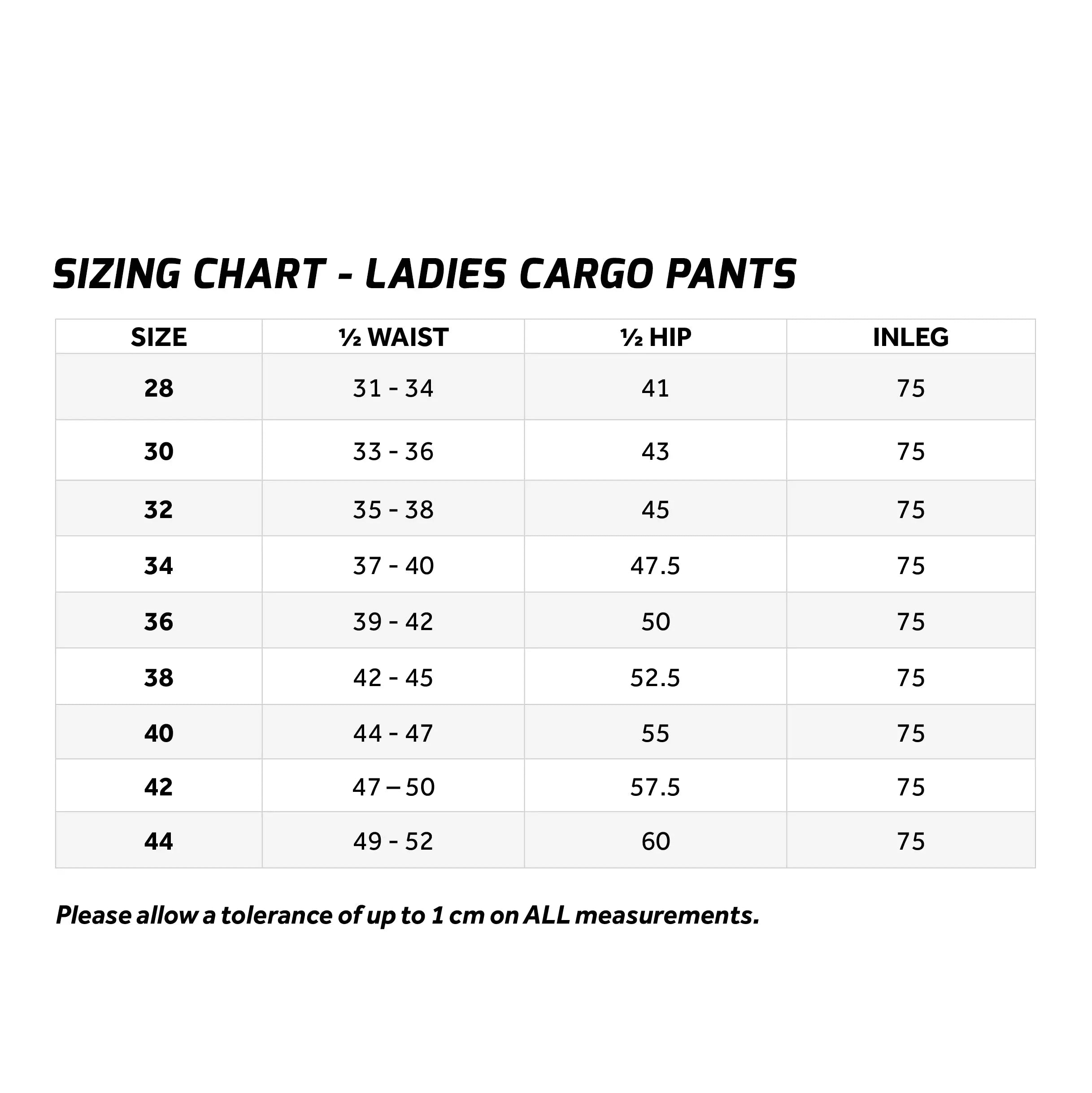 Boerboel Wear - Ladies Kalahari Cargo Pants Khaki Boerboel Wear