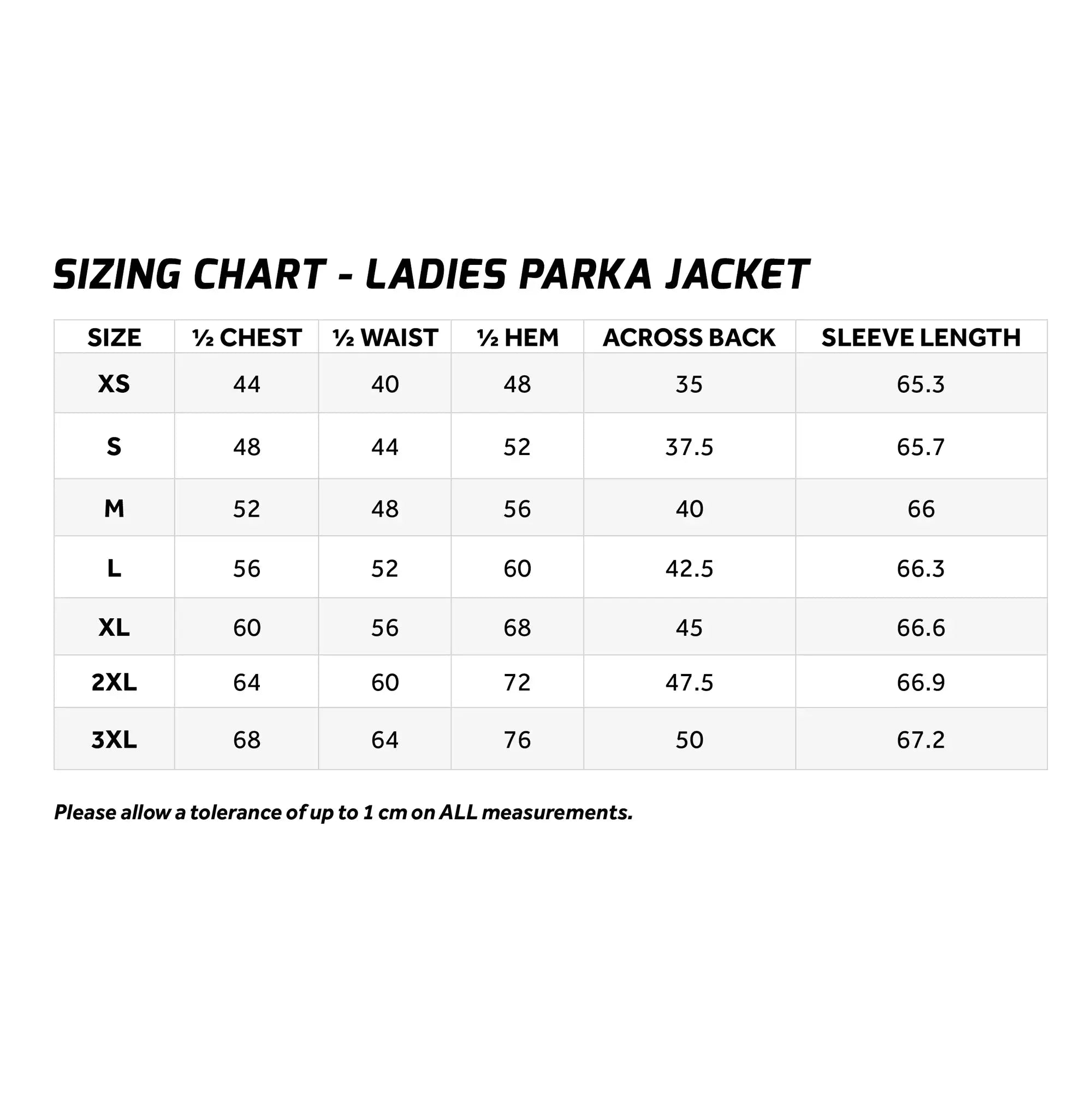 Boerboel Wear - Ladies Urban Parka Jacket - Black Boerboel Wear