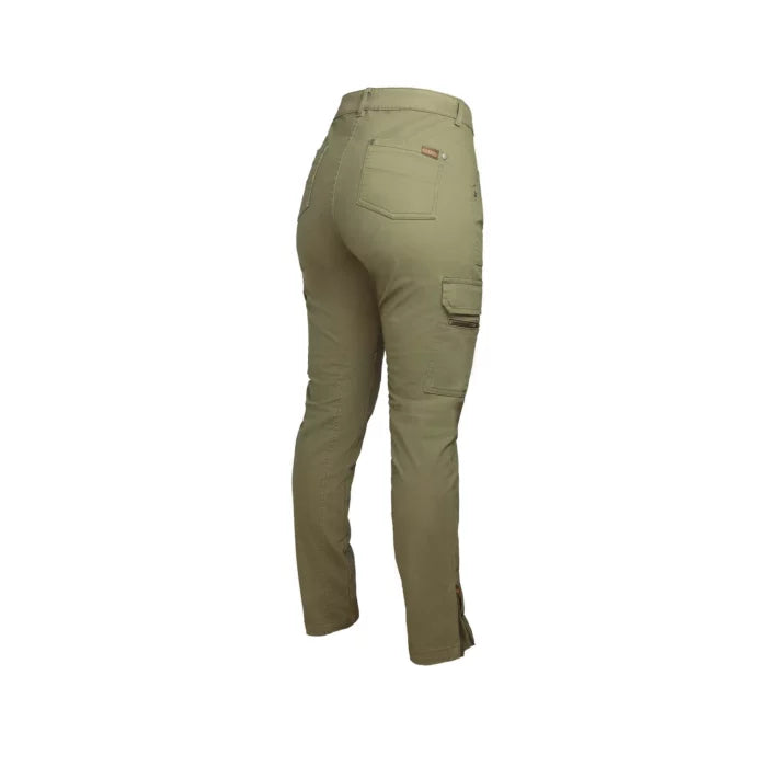Boerboel Wear - Ladies Kalahari Cargo Pants Olive Boerboel Wear