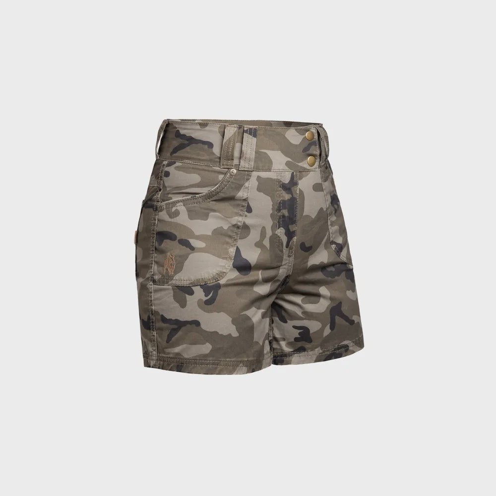 Boerboel Wear - Ladies Kalahari Shorts Military Boerboel Wear