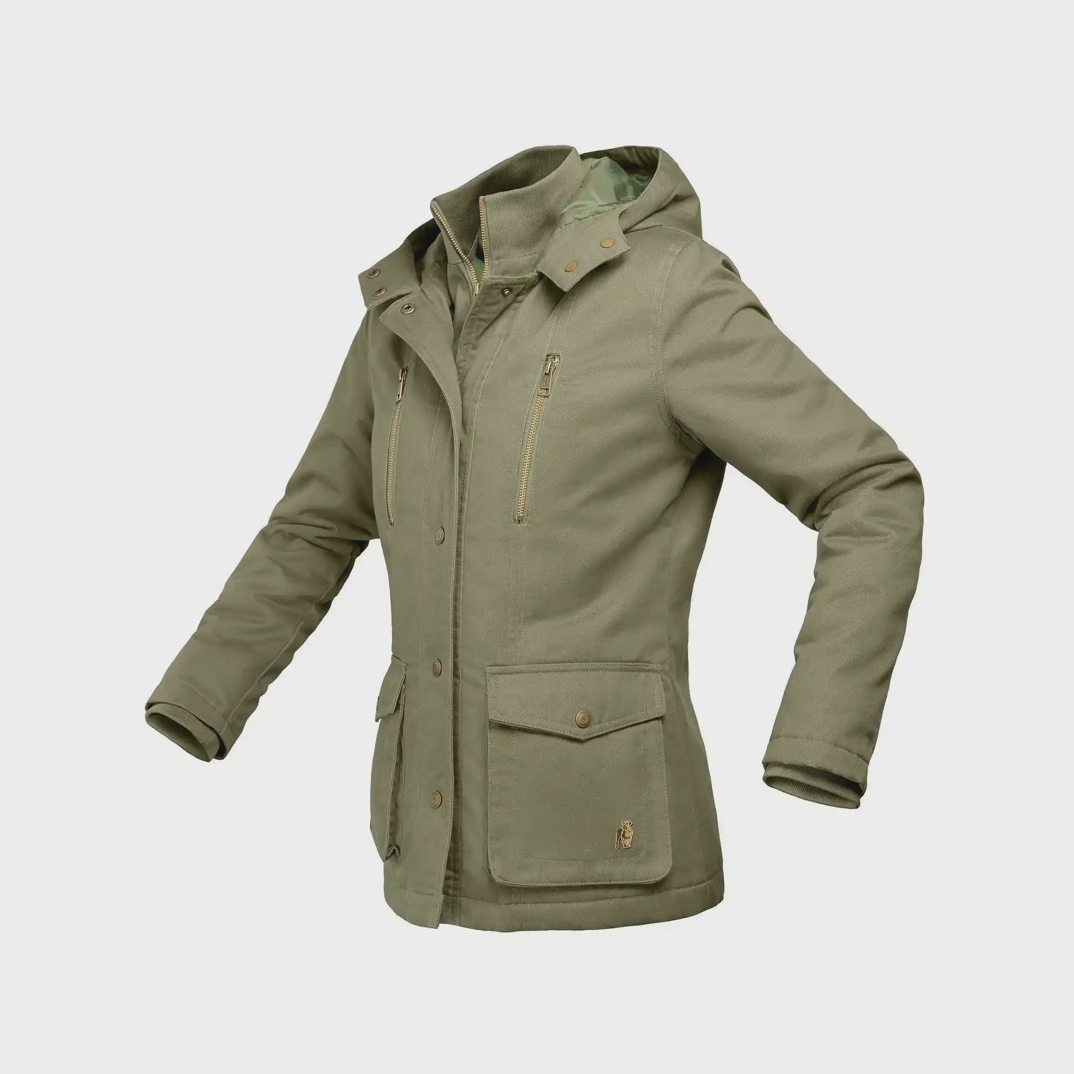 Boerboel Wear - Ladies Kalahari Parka Jacket Olive