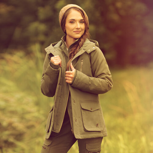 Boerboel Wear - Ladies Kalahari Parka Jacket Olive