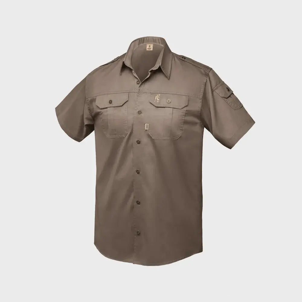 Boerboel Wear - Men’s Kalahari Shirt S/S – Bark Boerboel Wear