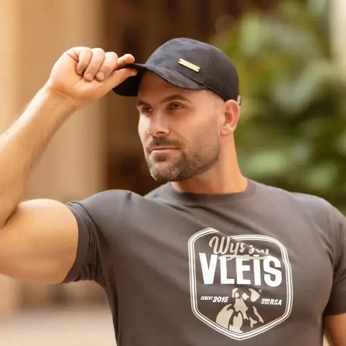 Boerboel Wear - Men’s Stretch Cap Camo Black Boerboel Wear