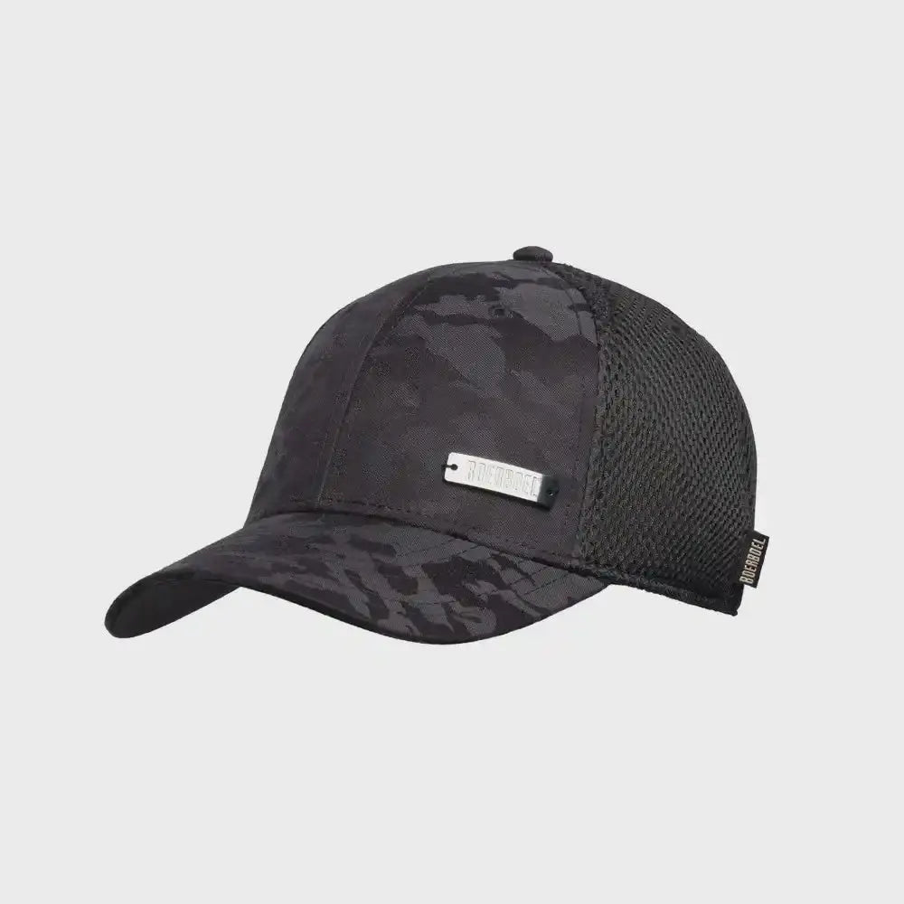 Boerboel Wear - Men’s Stretch Cap Camo Black Boerboel Wear