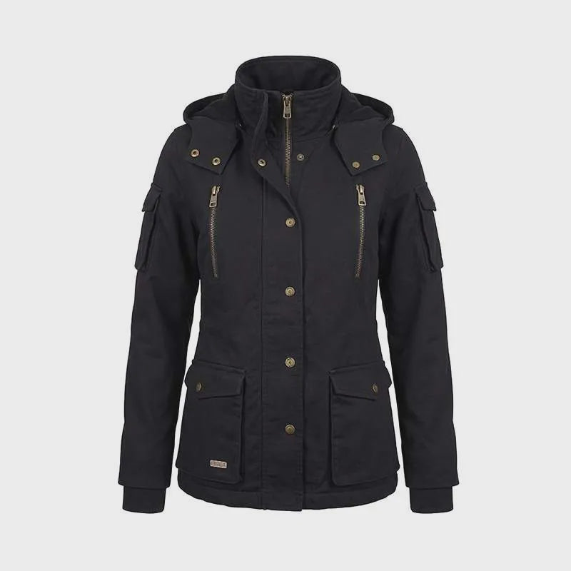 Boerboel Wear - Ladies Urban Parka Jacket - Black