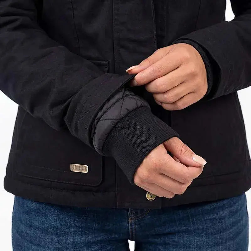Boerboel Wear - Ladies Urban Parka Jacket - Black Boerboel Wear