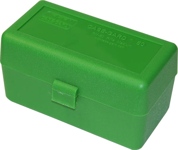 MTM AMMO BOX 50 RD RIFLE FLIP-TOP 243 - 7MM MTM