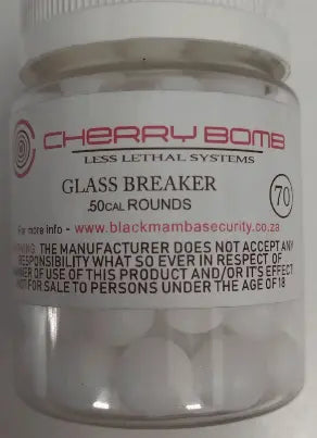 Cherry Bomb Glass Breaker Solid Balls .50 Cal. (70) Cherry Bomb