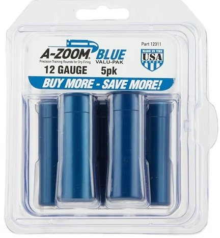 A-ZOOM Snap Caps 12 Gauge Blue Valu-Pak (5) A-Zoom