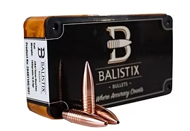Balistix Bullets .243"/6mm Target 75gr Qty 50