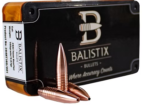 Balistix 30 Cal. .308 165 GR RBT Target Bullets (50)