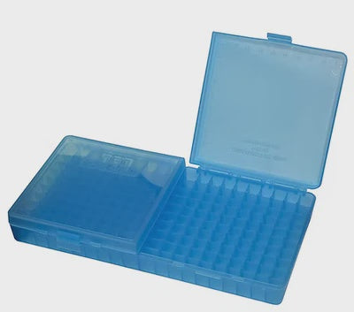MTM P200-9 9mm / 380 ACP 200 ROUND Flip-Top Ammo Box - Blue MTM