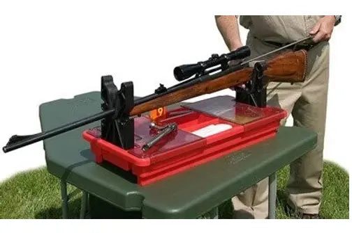 MTM PORTABLE RIFLE MAINTENANCE CENTER RED MTM