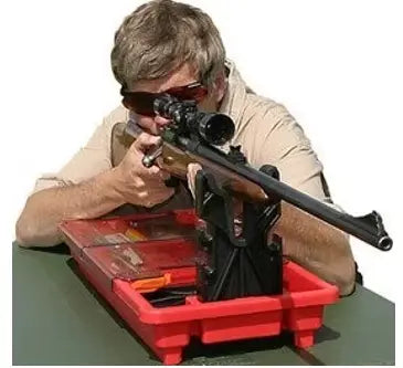 MTM PORTABLE RIFLE MAINTENANCE CENTER RED MTM