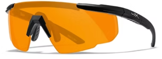 Saber Advanced Light Rust Matte Black Frame W/Bag Protective Eyewear