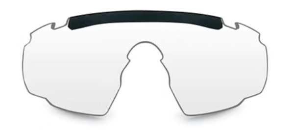 Saber Advanced Smoke/Clear Matte Black Frame 2 Lens set Protective Eyewear