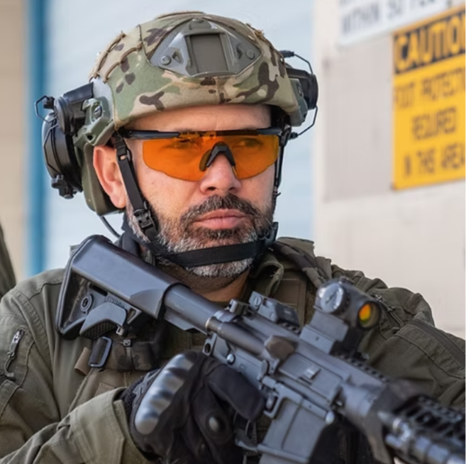 WX SABER ADVANCED Protective Eyewear (Black Frame + 2 Lenses : Smoke / Rust)