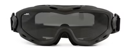 Spear Dual Smoke/Clear/Rust Matte Black Frame Protective Eyewear