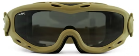 Spear Smoke/Clear/Light Rust Tan Frame Protective Eyewear Wiley X