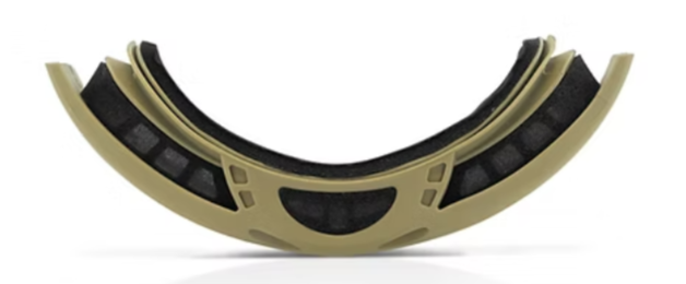 Spear Smoke/Clear/Light Rust Tan Frame Protective Eyewear