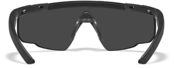 Saber Advanced Smoke Matte Black Frame w/Bag Protective Eyewear