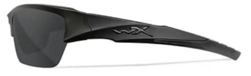 WX Valor 2.5 Smoke Grey Matte Black Frame Protective Eyewear