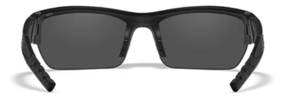 WX Valor 2.5 Smoke Grey Matte Black Frame Protective Eyewear