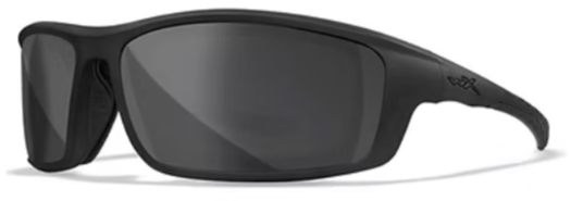 WX Grid Matte Black Frame with Grey Lenses