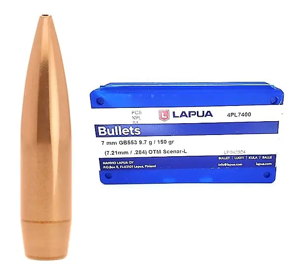 LAPUA 7mm 150 GR Scenar-L OTM Bullets (100) Lapua