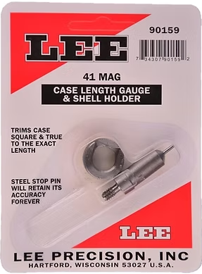 LEE Case Length Gauge & Shell Holder 41 Magnum Lee Precision
