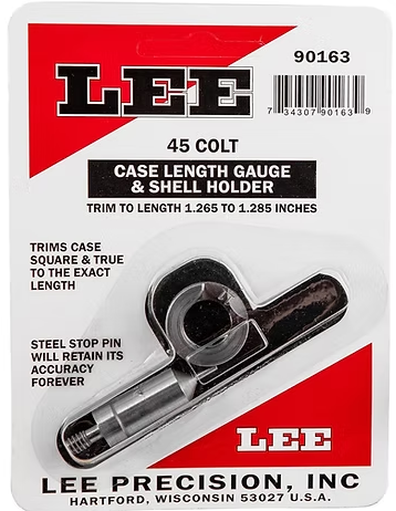 LEE Case Length Gauge & Shell Holder 45 Colt Lee Precision