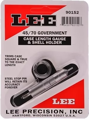 LEE Case Length Gauge & Shell Holder 45/70 Government Lee Precision